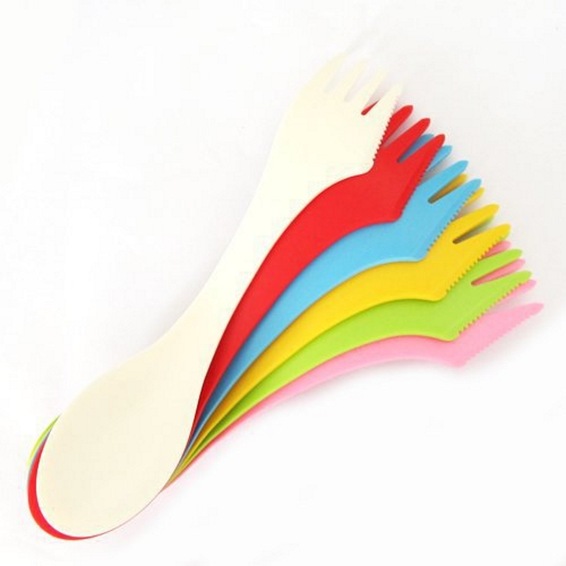 6PCS 3-in-1 Camp Utensils Set  - Camping Cooking And Eating review and price