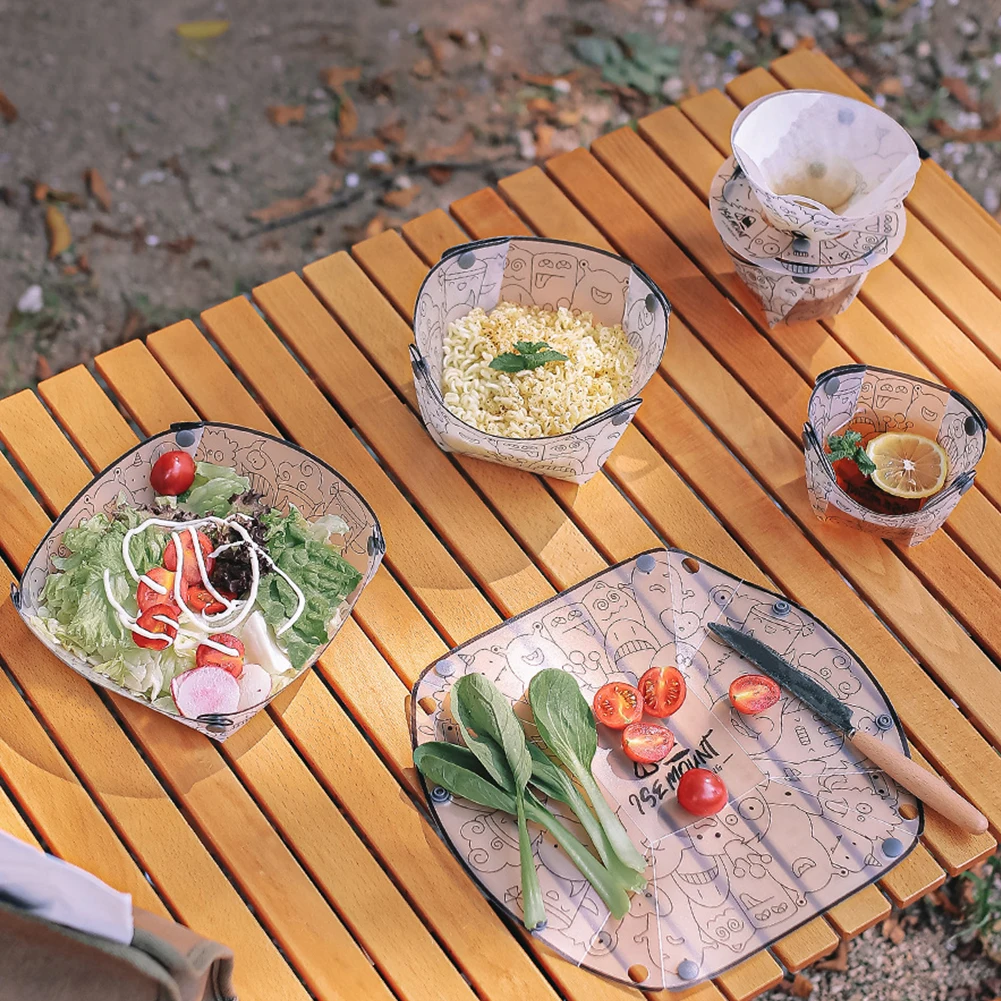 PP Foldable Dinnerware Portabl - Camping Cooking Dishes review and price
