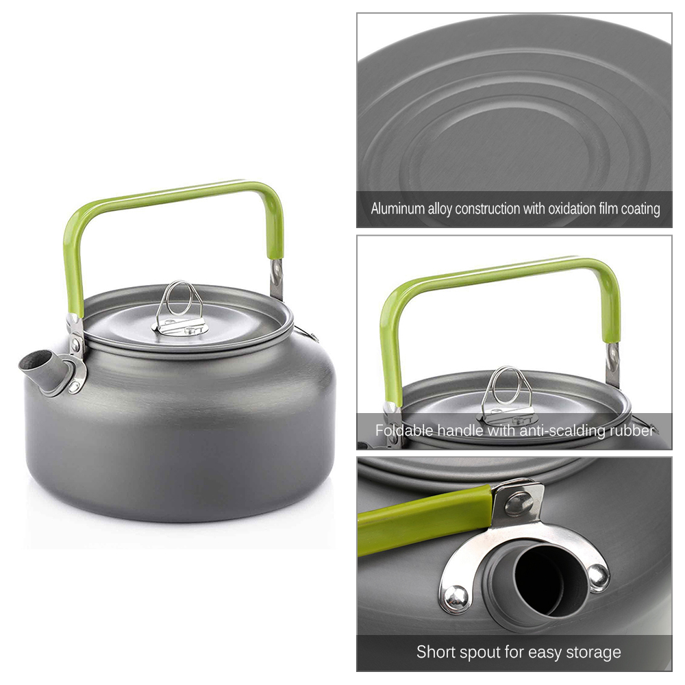 Portable Outdoor Water Kettle  - Camping Cooking Pan Set review and price
