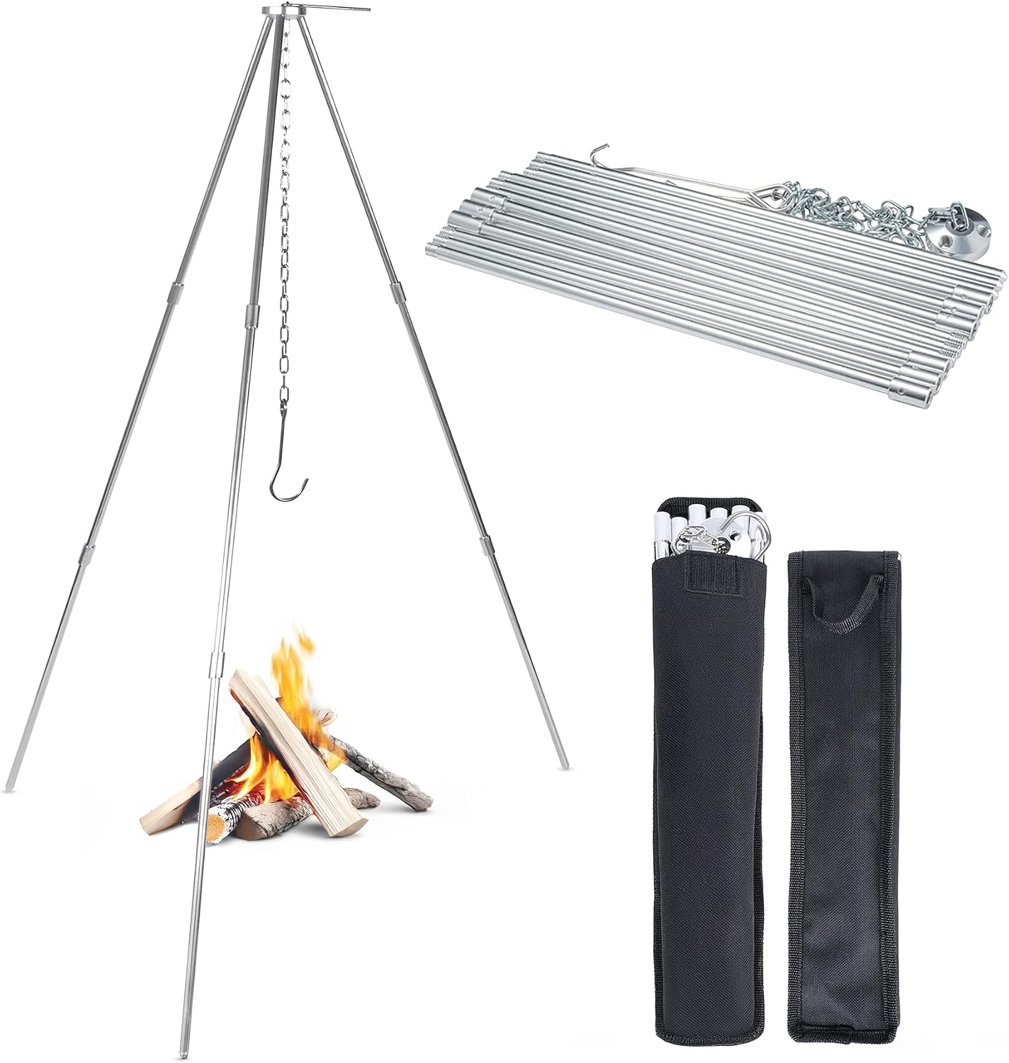 Open Fire Compatible 33 Inch C - Camping Cooking Open Fire review and price