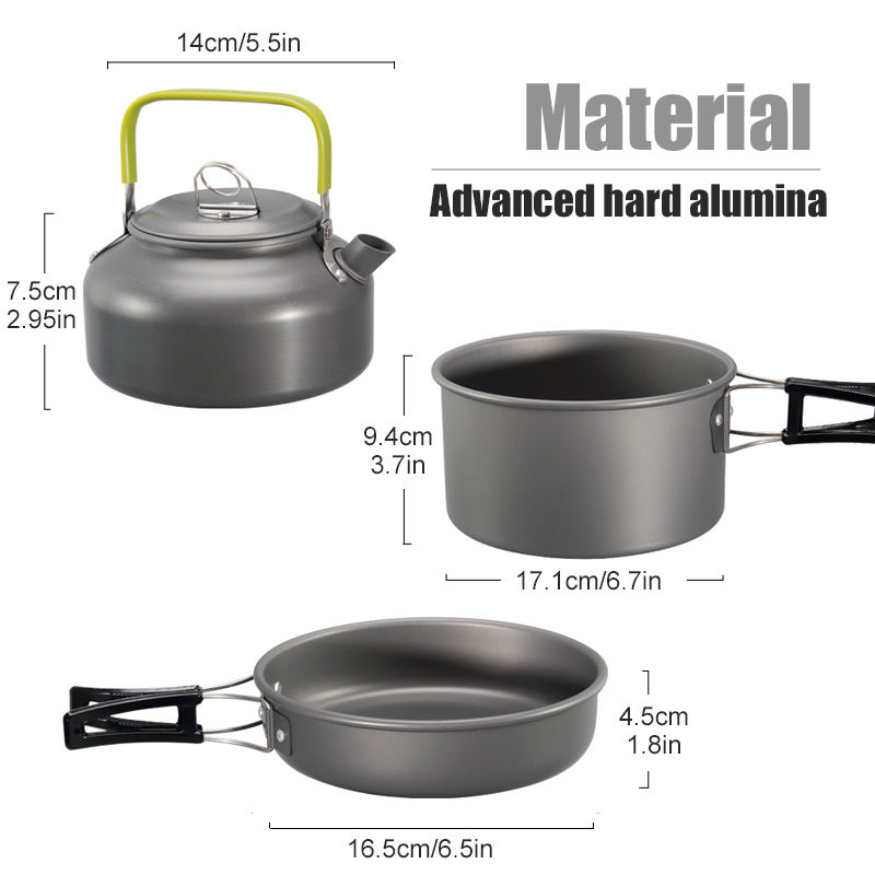 WESTTUNE Camping Cookware Kit  - Camping Cooking Pan Set review and price