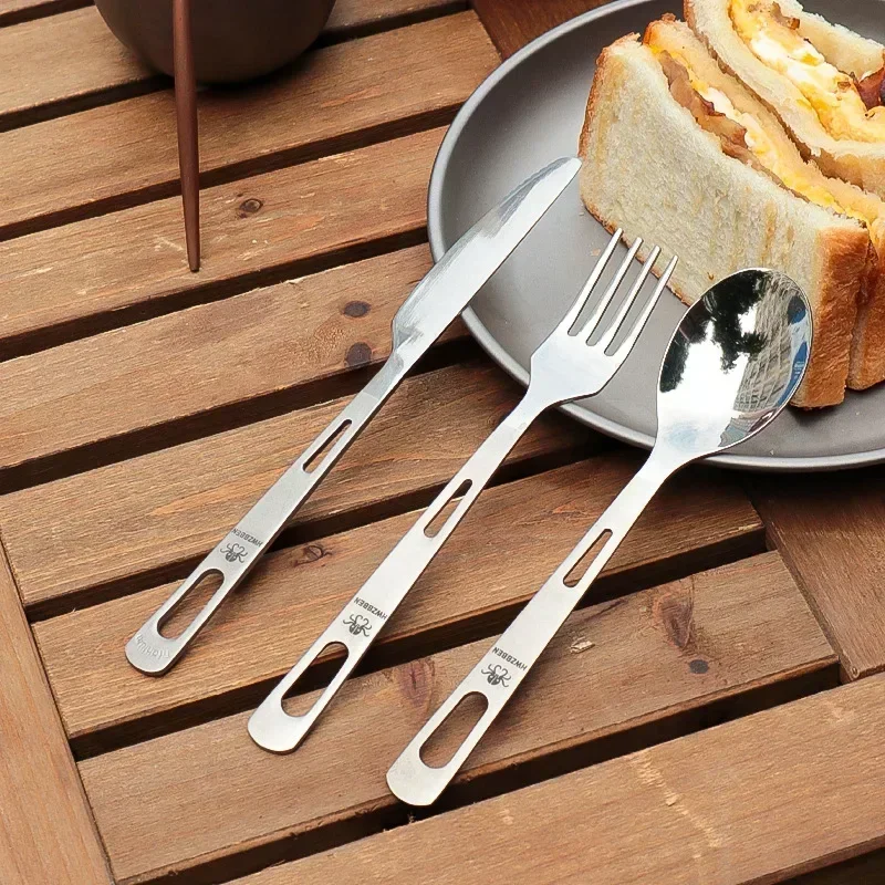 HWZBBEN Titanium Fork Spoon Kn - Camping Cooking And Eating review and price