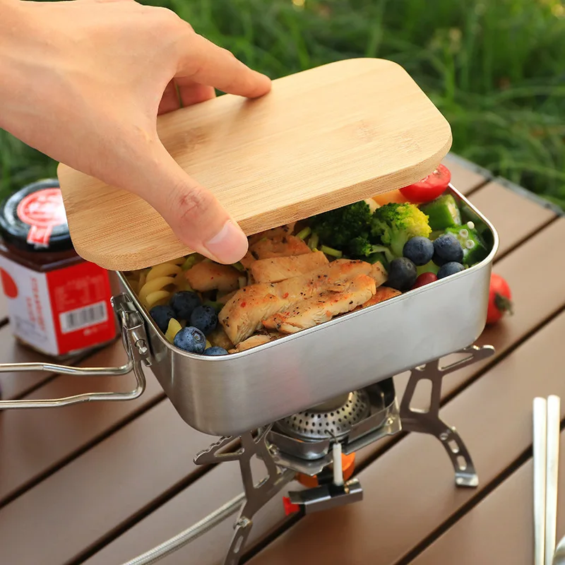304 Stainless Steel Lunch Box  - Camp Cutting Board review and price