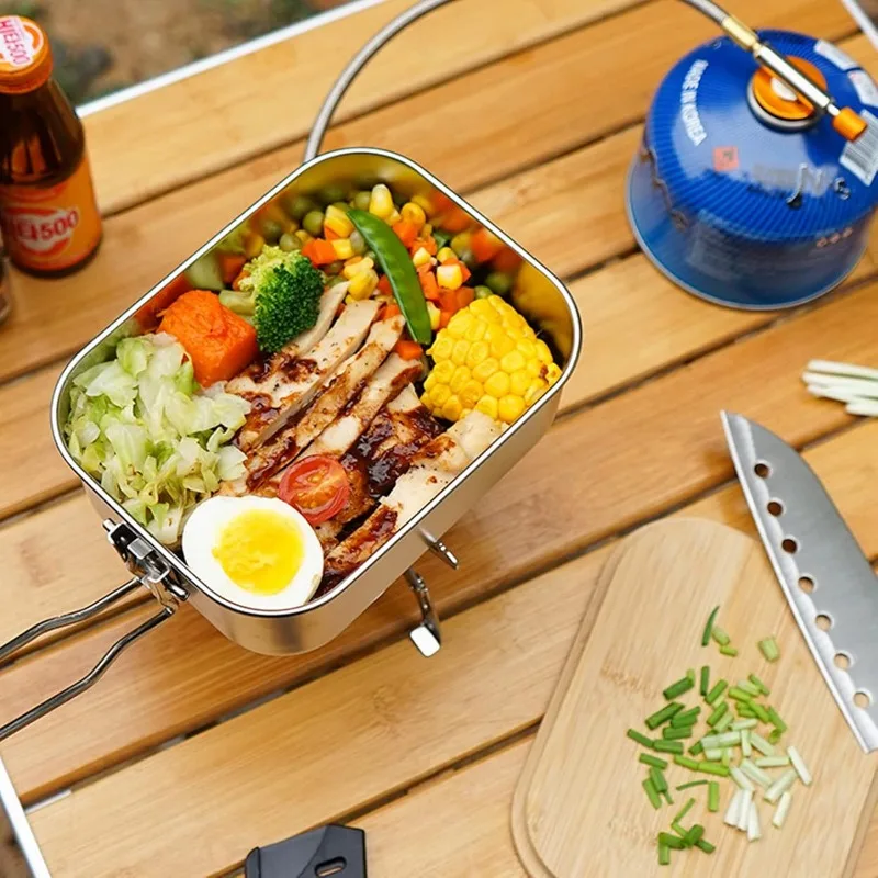 304 Stainless Steel Lunch Box  - Camp Cutting Board review and price