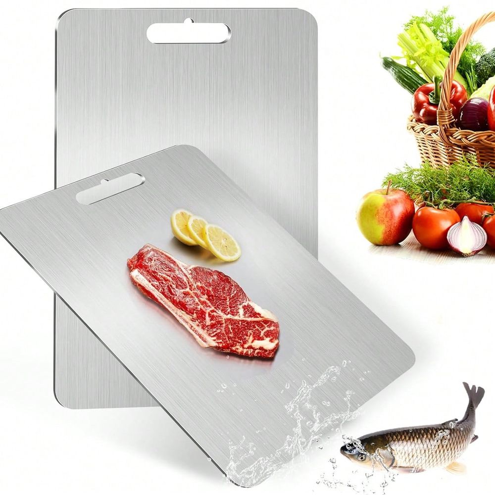 Pcs Stainless Steel Cutting Bo - Camp Cutting Board review and price