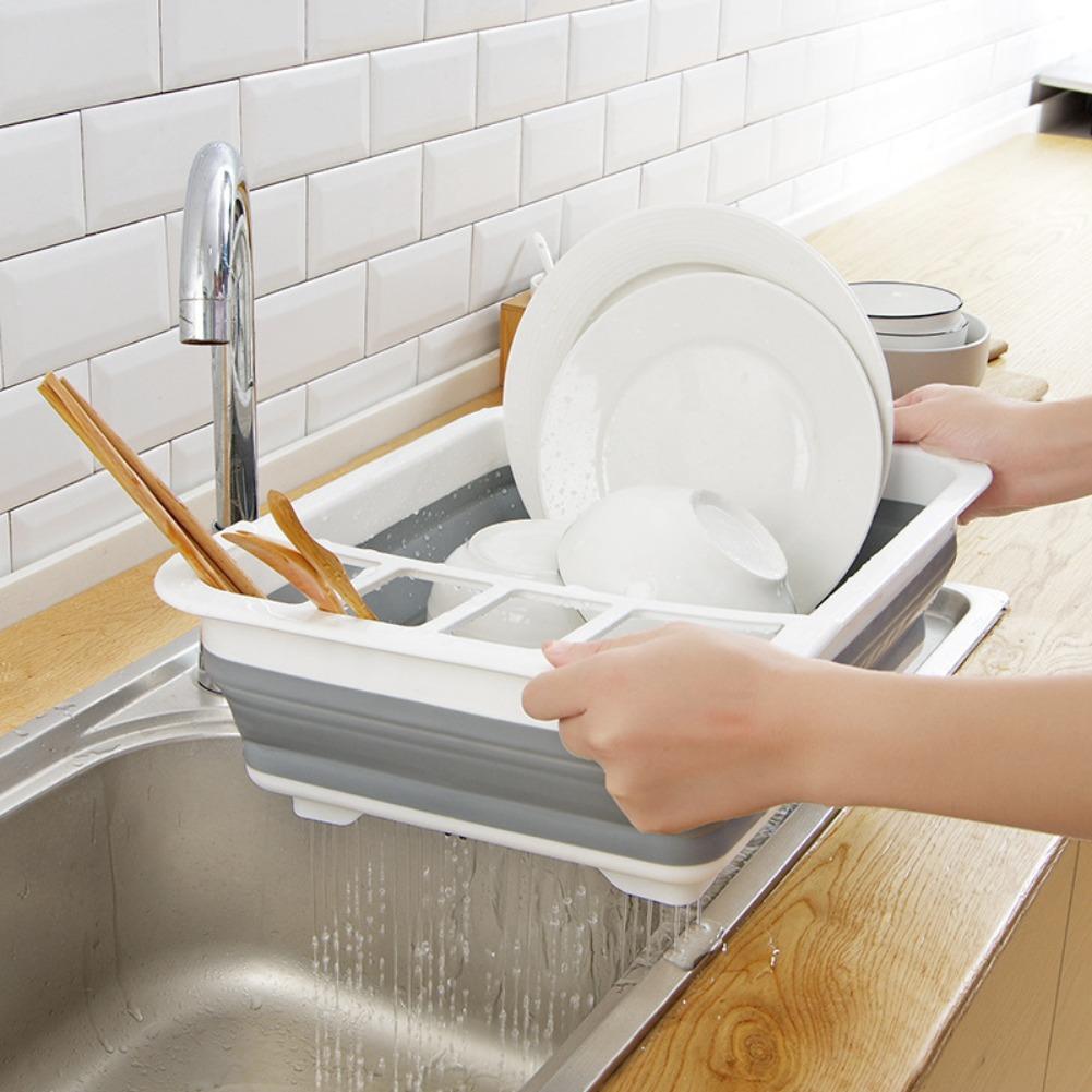 Foldable Dish Drainer Bowl Rac - Camping Cooking Dishes review and price