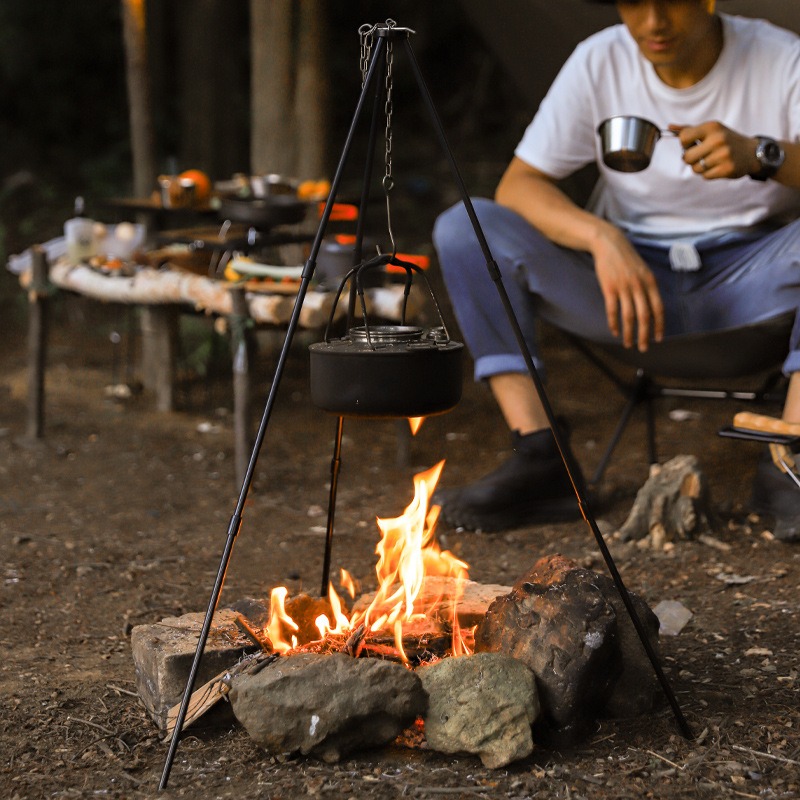 Portable Outdoor Cooking Tripo - Camping Cooking Pot Tripod review and price
