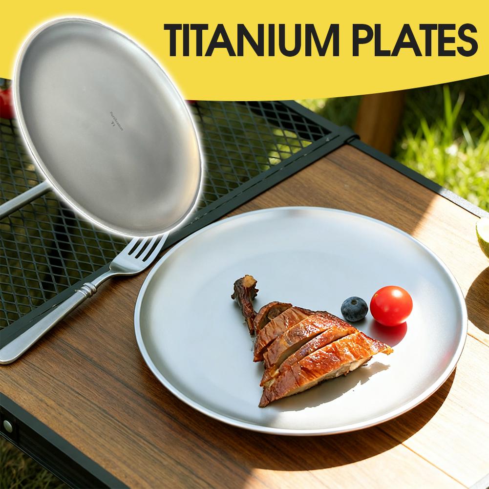Pure Titanium Camping Plate Ul - Camping Cooking Dishes review and price