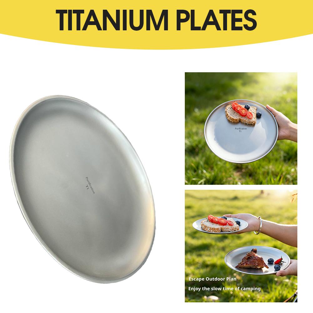 Pure Titanium Camping Plate Ul - Camping Cooking Dishes review and price