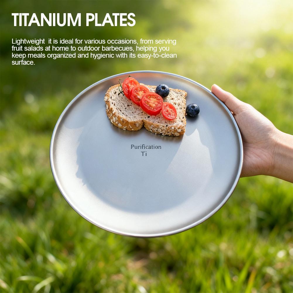 Pure Titanium Camping Plate Ul - Camping Cooking Dishes review and price