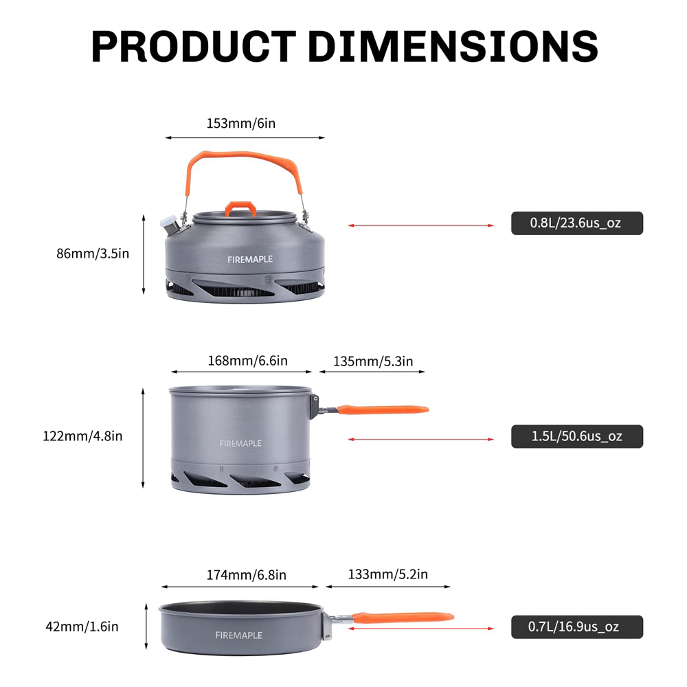 Fire Maple Camping Cookware Ut - Camping Cooking Dishes review and price