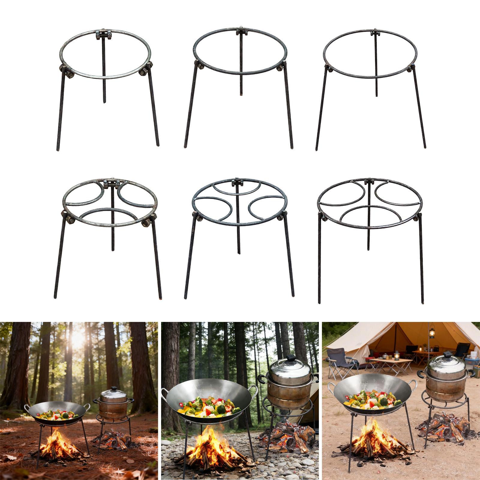 Folding Campfire Tripod Durabl - Camping Cooking Open Fire review and price