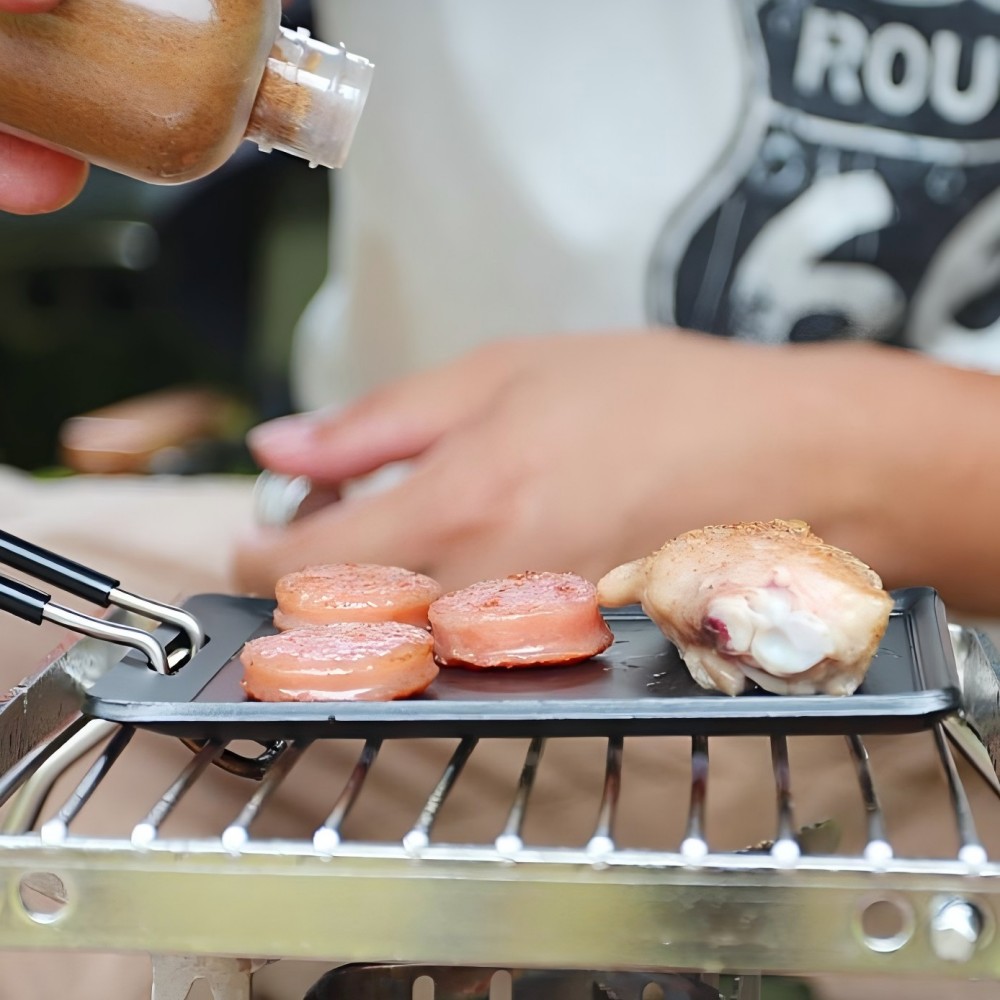 Camping Frying Pan Outdoor Por - Camping Cooking Dishes review and price