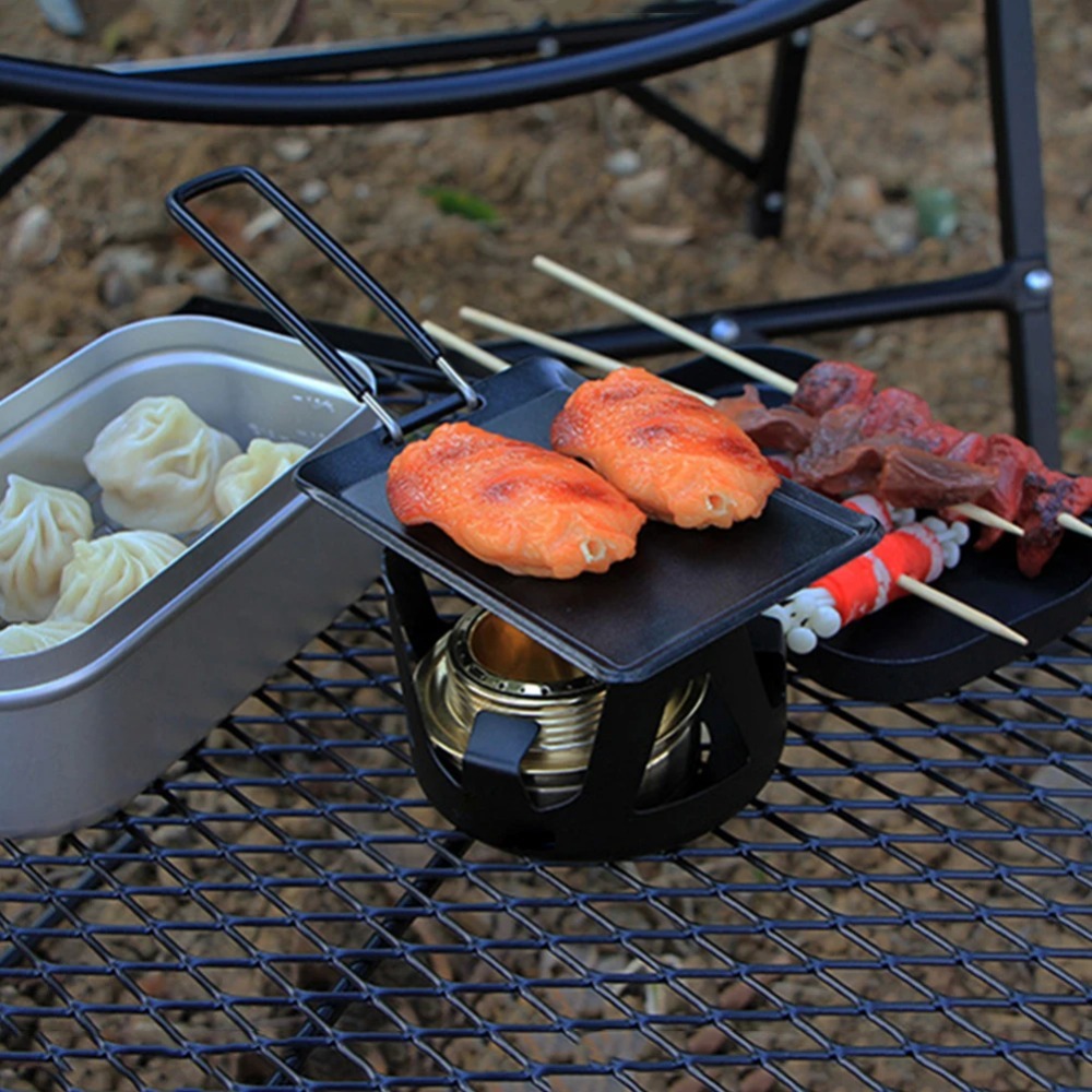 Camping Frying Pan Outdoor Por - Camping Cooking Dishes review and price