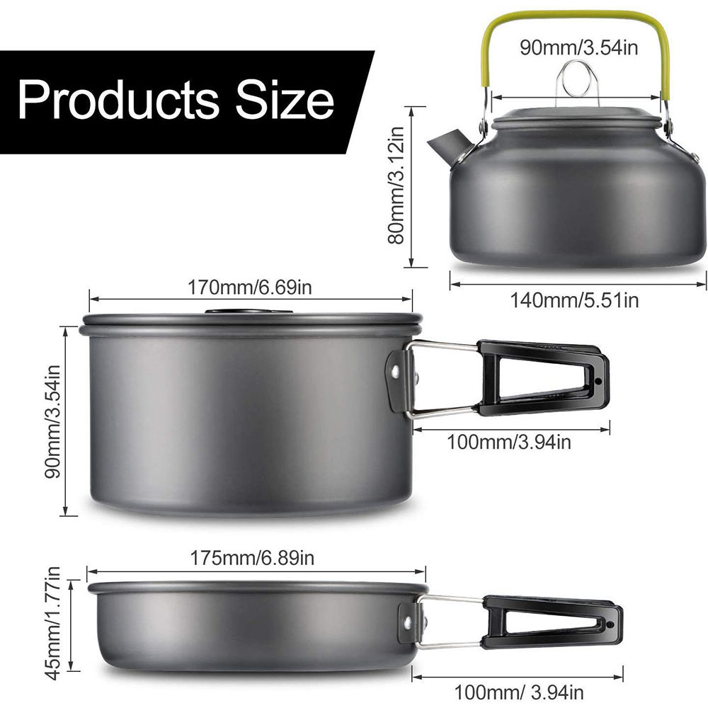 Outdoor Camping Cookware Set M - Camping Cooking Dishes review and price