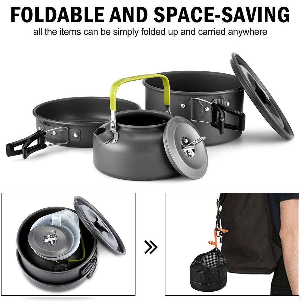 Outdoor Camping Cookware Set M - Camping Cooking Dishes review and price