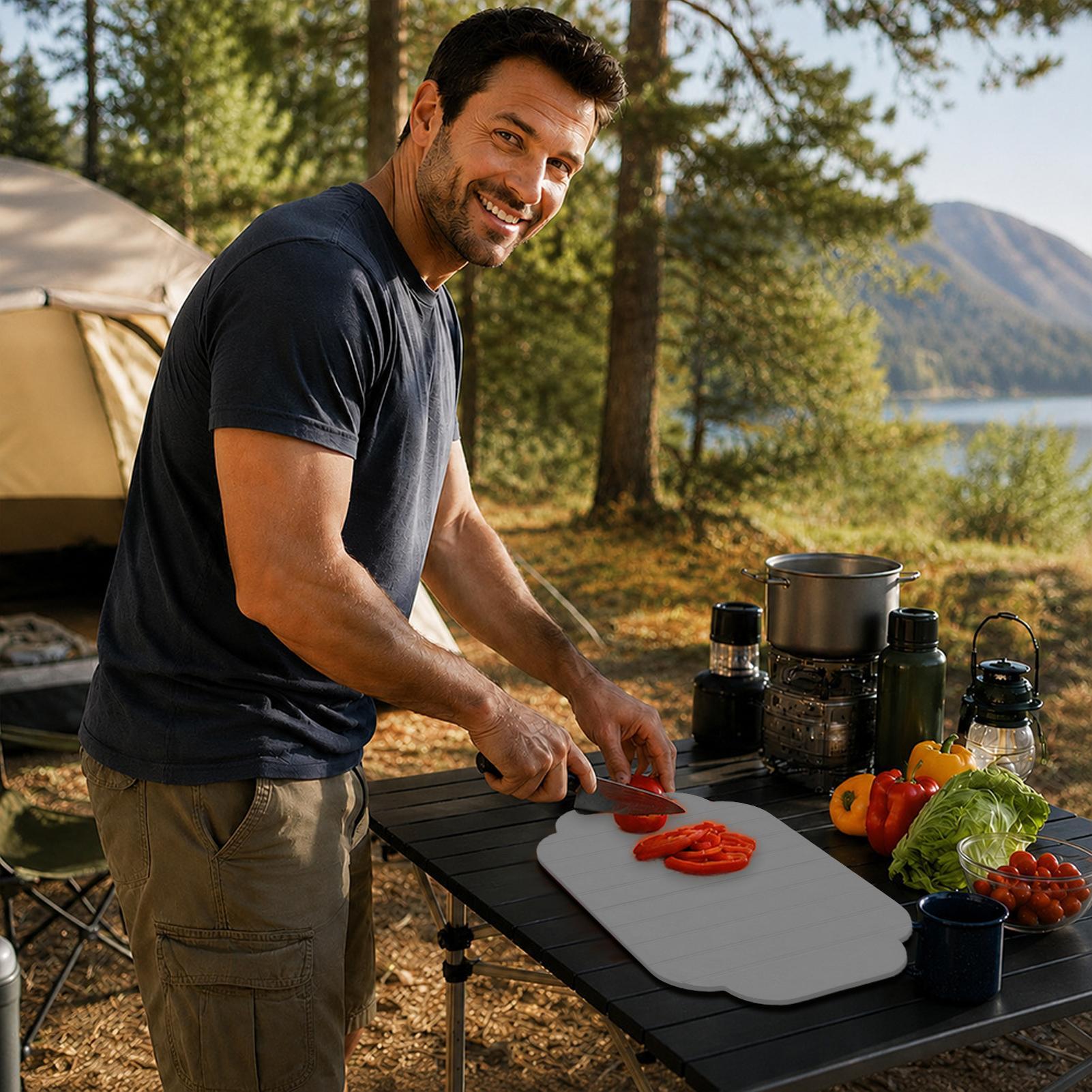 Silicone Cutting Board Double- - Camp Cutting Board review and price