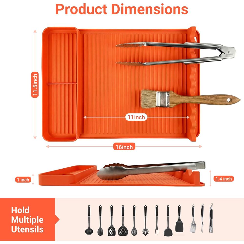 Heat Resistant Silicone Grill  - Camping Cooking Area review and price